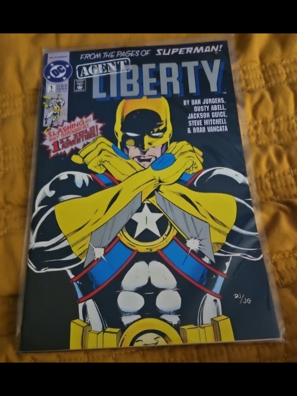 Agent Liberty Special #1 Newsstand Variant (DC Comics February 1992)